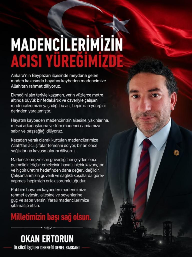 MADENCİLERİMİZİN ACISI YÜREĞİMİZDE